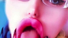 Dollification Sissification Huge Pink Lips Transformation Fetish