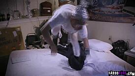 Cherie deville getting hard fucked like a spreadeagle and moans as her hole gets penetrated