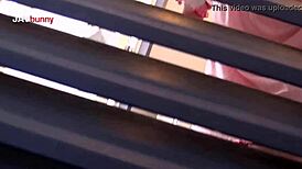 Hot Japanese Babe Prepares Before Porn Scene