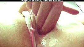 Amateur Russian Girl Fingering Her Wet Juicy Pussy