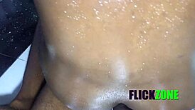 Slippery massage turns intriguing during casting interview