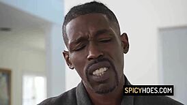 Petite Teen Isabella Nice Gets Double Stuffed By Two Black Dudes