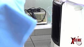 Peruvian MILF visits gynecologist for consultation