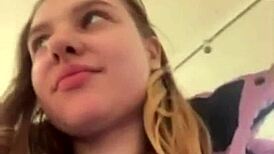 teen masturbates in taxi and mall