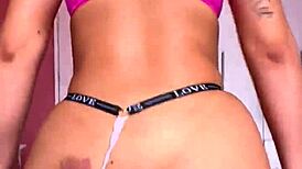 Ex Girlfriend Twerks Big Ass Latina Colombian Riding Doggystyle