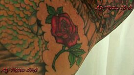 Blackwidowxxx Showcases Full Body Tattoos And Big Tits