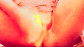 Teen Village Girl Fucks Big Vegetable Orally and Vaginally