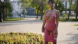 Cut Dress Sparks Public Flashing