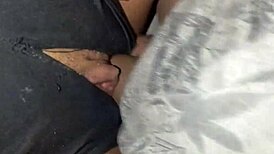 horny juices shoot through my torn pants crotch