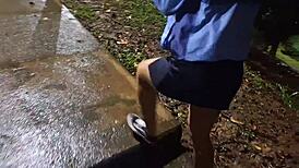 I MEET A STRANGE GIRL IN THE RAIN AND INVITE HER HOME SO SHE DOESNT GET WET ANYMORE