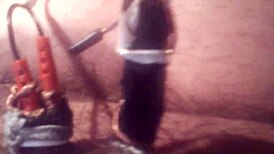 electro play with cock and penis in a private session