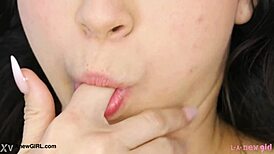 asian teen model shows sexy body in interview and photoshoot