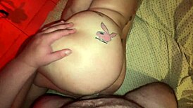 My big-ass addict goes crazy in bed with pleasure, sabri sierra