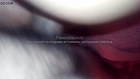 Giving my girlfriend a good time on webcam, the Latina teen pornstar getting a massage