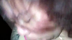 sandy sucking cock hard