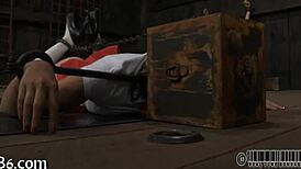 I see four angels in the tiny cage