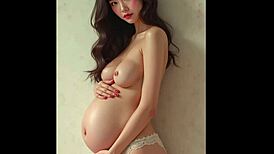 Detailed Unveiling of AI Virtual Beauty in Pregnant Women