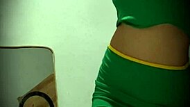 is this real busty colombian model caught on hidden cam?