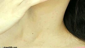 asian teen model shows sexy body in interview and photoshoot