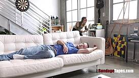 punishing the stealing slut with bdsm spanking