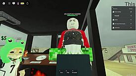 se queda afk y todos se la cogen en gangbang