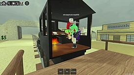 se queda afk y todos se la cogen en gangbang