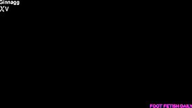 In this casual scene, a sexyfeet milf indulges in footfetish activities