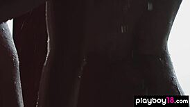 Petite Skinny Czech MILF And 18+ Lesbian Teen Elilith Noir Head To The Bath Together!