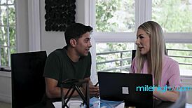 College student seduces and fucks all his tutors with rizz