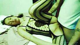 Intimate Scene In Black And White With Young Venezuelan Couple