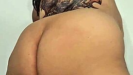 cellulite ass bouncing in slow motion