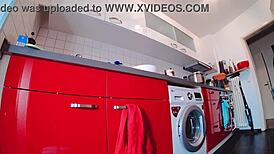 Steamy short jeans hot pants tease