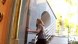 I feel my curvy mom getting fucked by big black cock in fishnet stockings