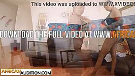 big tits african teen, wanna get fucked after casting?