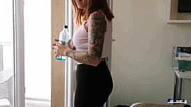 Penelope del Mar and Laia teen in first threesome with Victor Bloom