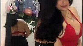 Latina performs a homemade dance routine for you