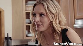 lustful athena faris moaned out in hardcore pounding with horny stepbro lucas frost