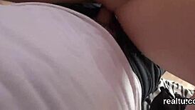 Czech Teen Teased in Mall, Then Penetrated in POV