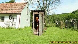 Ginger Skank's Outdoor Fetish Moment