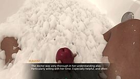 exploring a playful doll house setup with imaginative toys