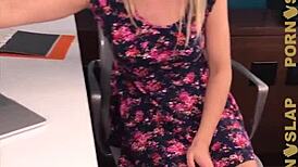 pornslap khloe kapri takes a break from studying to fuck 😜