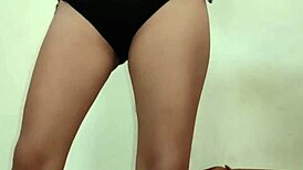 diana touches herself in a private session with a nice ass view