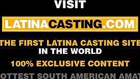 Winking Latina Asshole Takes Dick Deep in Casting
