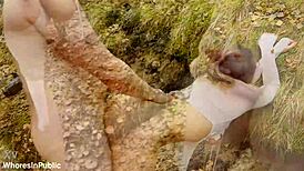 Busty flexible teen rides cock in public workout area during first time fucking