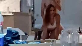 young lover fucked me in motel mirror