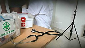 Doctor Sucks Patient's Cock Secretly In Hospital Clinic