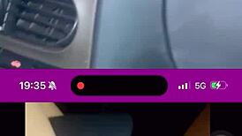 I seduced the uber driver on live and convinced him to let my husband film it