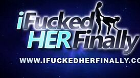 I finally fucked my naughty blonde lover at home, deepthroating and doggystyling her in the armchair