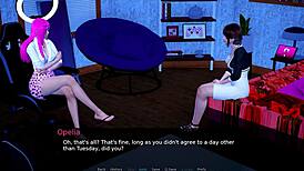 Stepmother dresses as maid and gets dominated in part 3