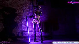 Warhammer porno parody by octokuro with lesbian fisting and costumes